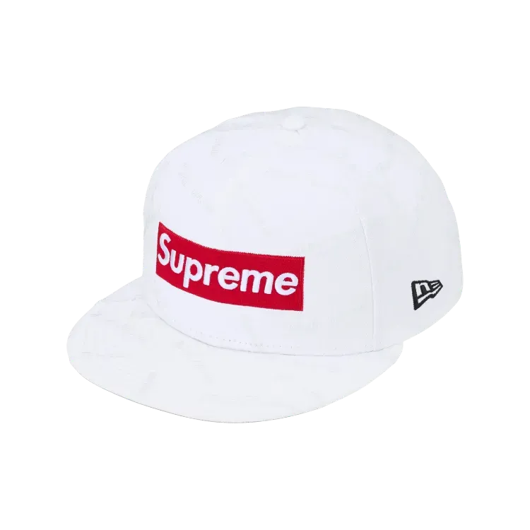 New Era x Supreme Boné World Famous Box Logo White FW26-W8