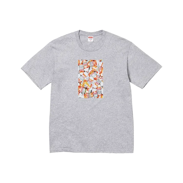 Camiseta Supreme Pills Tee Heather Grey FW26-W8