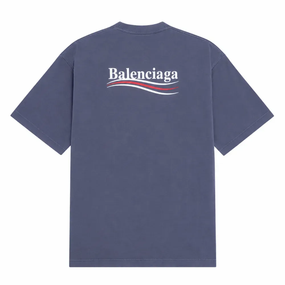 Camiseta Balenciaga Political Campaign Dark Grey foto 1