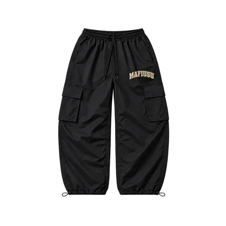 Calça MAFIUSU Cargo RipStop College Black