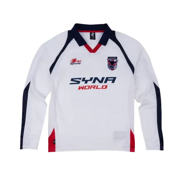 Camiseta Syna World DVL Footy Long-Sleeve White