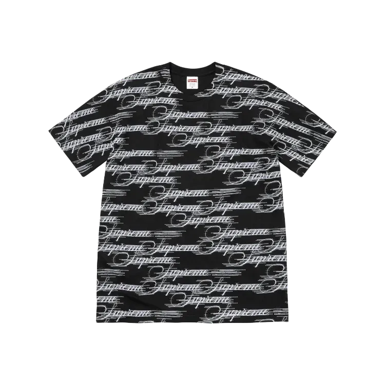 Camiseta Supreme Script Black FW26-W8