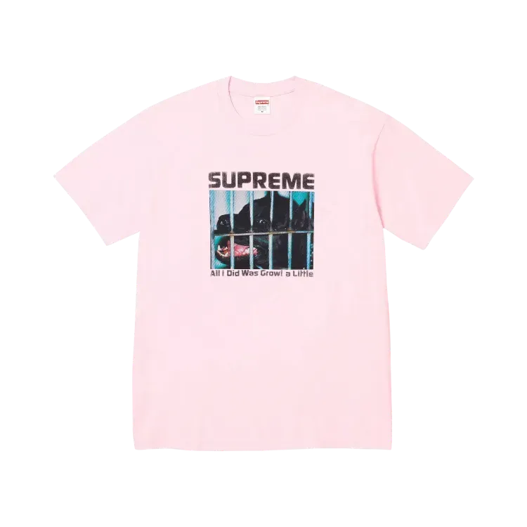 Camiseta Supreme Growl Light Pink FW26-W8