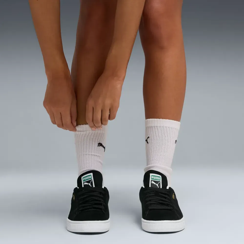 Puma Suede Classic Black White Feminino foto 4