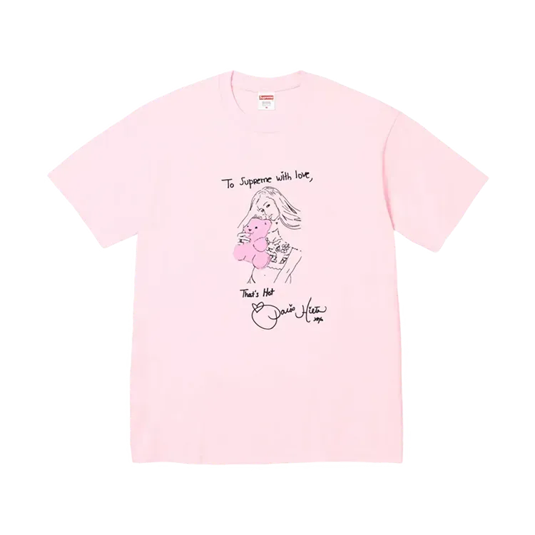 Rob Pruitt x Supreme Camiseta Paris Light Pink FW26-W8