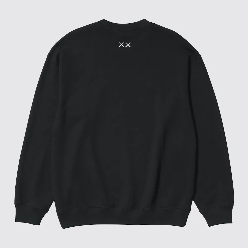 KAWS x UNIQLO Moletom Crewneck Universe Black foto 1