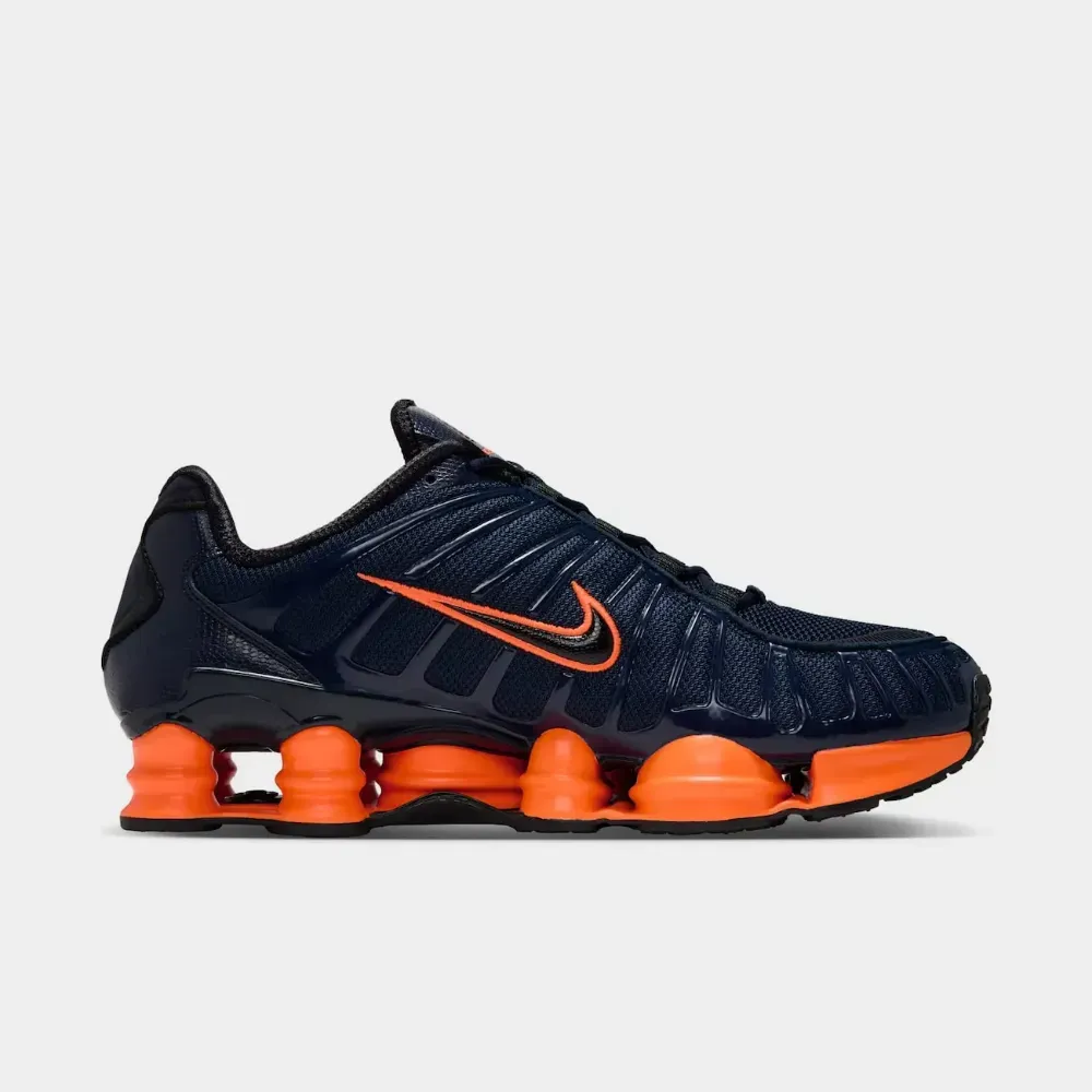 Nike Shox TL Obsidian Total Orange Black foto 3