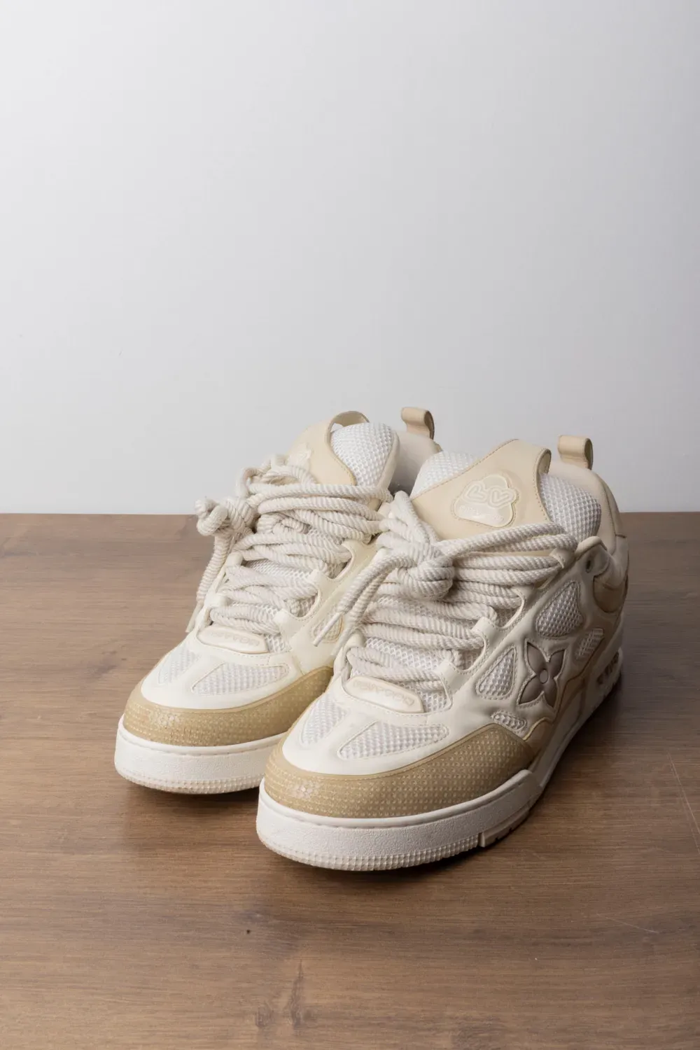 Louis Vuitton LV Skate Sneaker Beige White