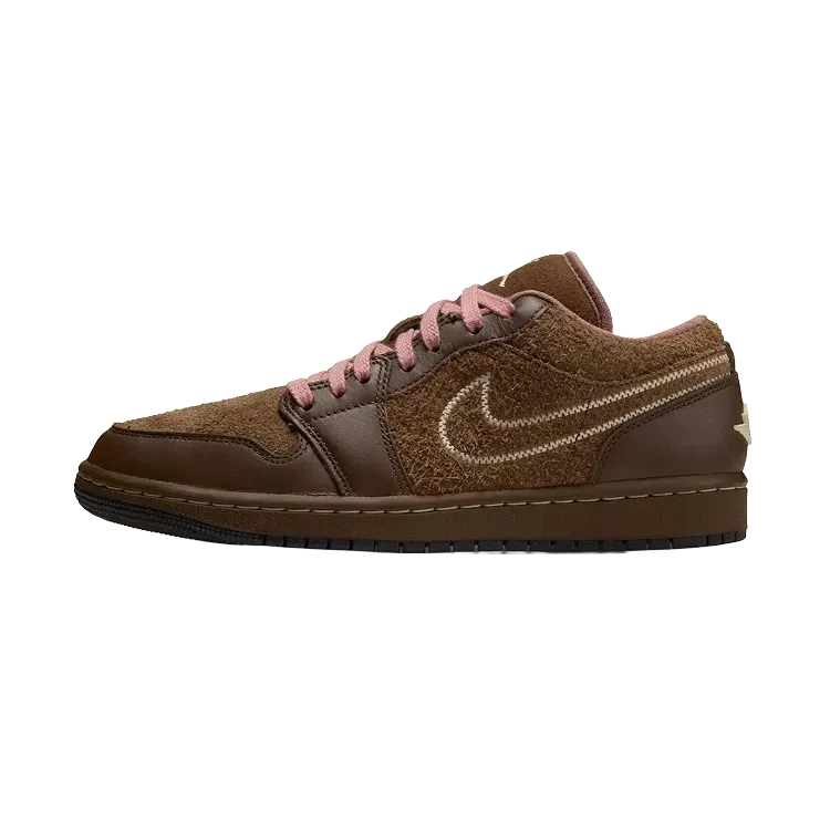 Air Jordan 1 Low SE Cacao Wow Rust Pink Velvet Brown Pearl White
