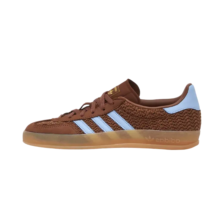 adidas Gazelle Indoor Crochet Pack Preloved Brown Clear Sky Gum