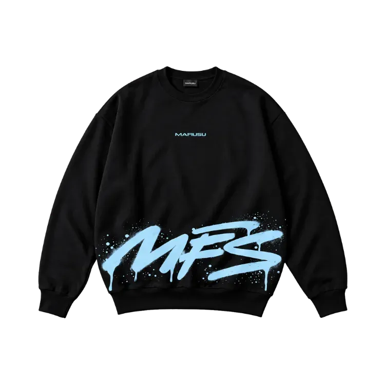 Moletom MAFIUSU Crewneck Tinta Blue