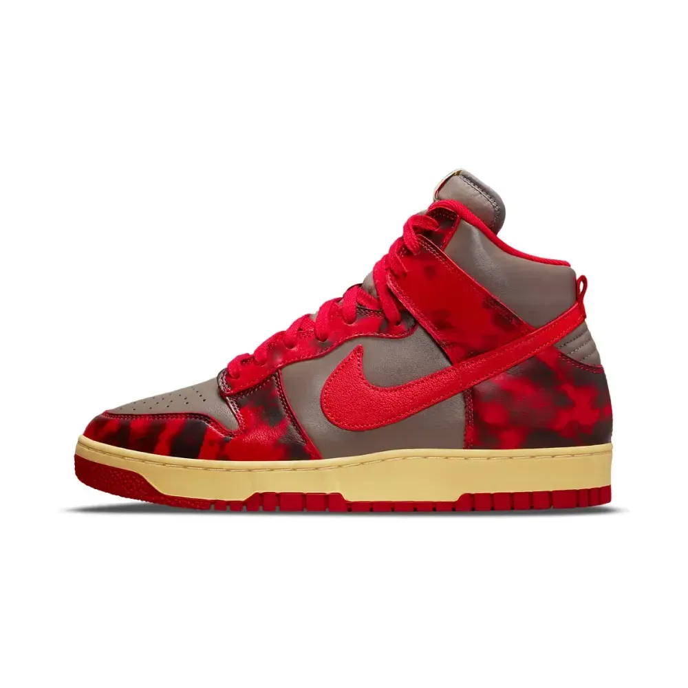 Nike Dunk High 1985 Red Acid Wash foto 1