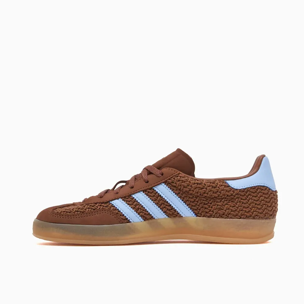 adidas Gazelle Indoor Crochet Pack Preloved Brown Clear Sky Gum foto 3
