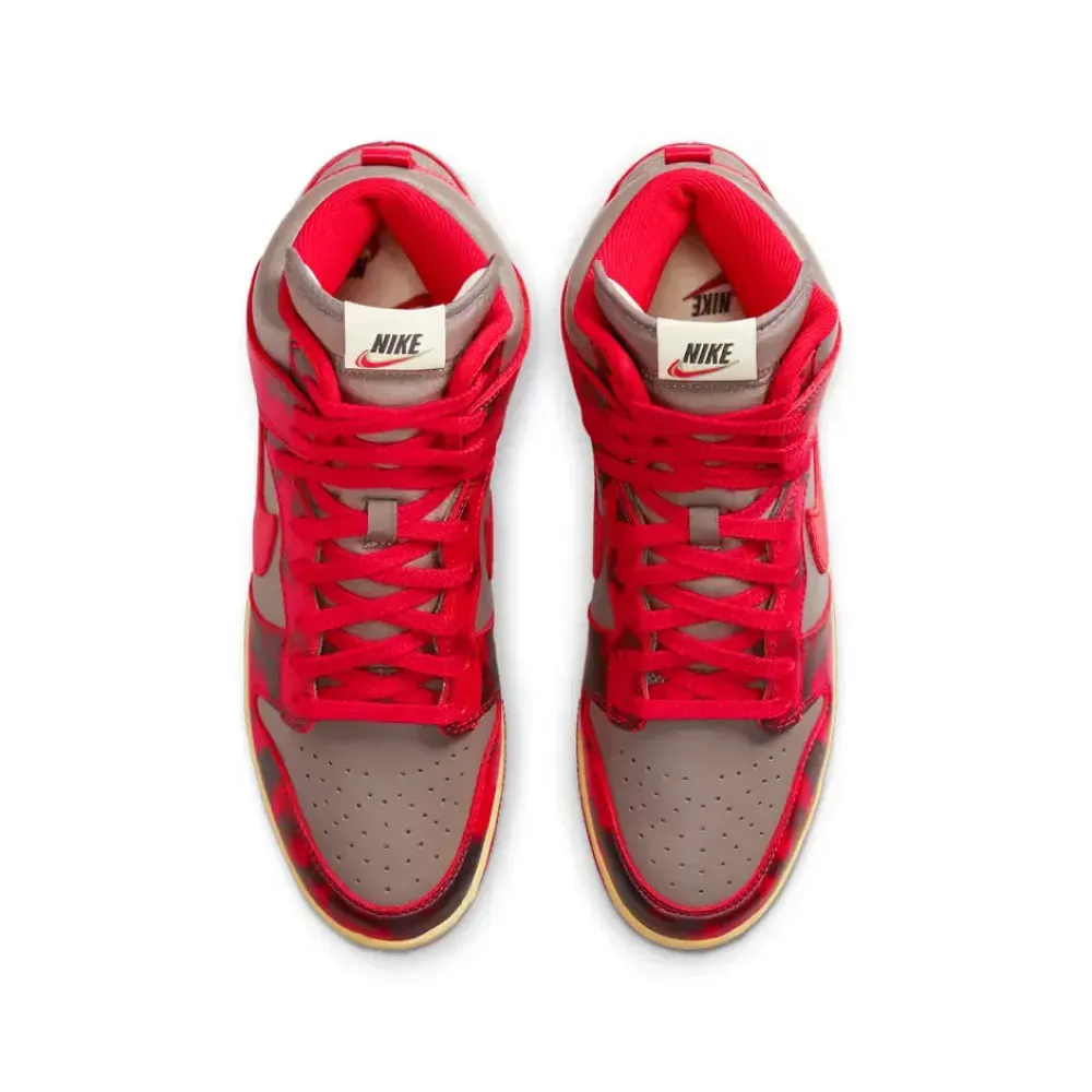 Nike Dunk High 1985 Red Acid Wash foto 2