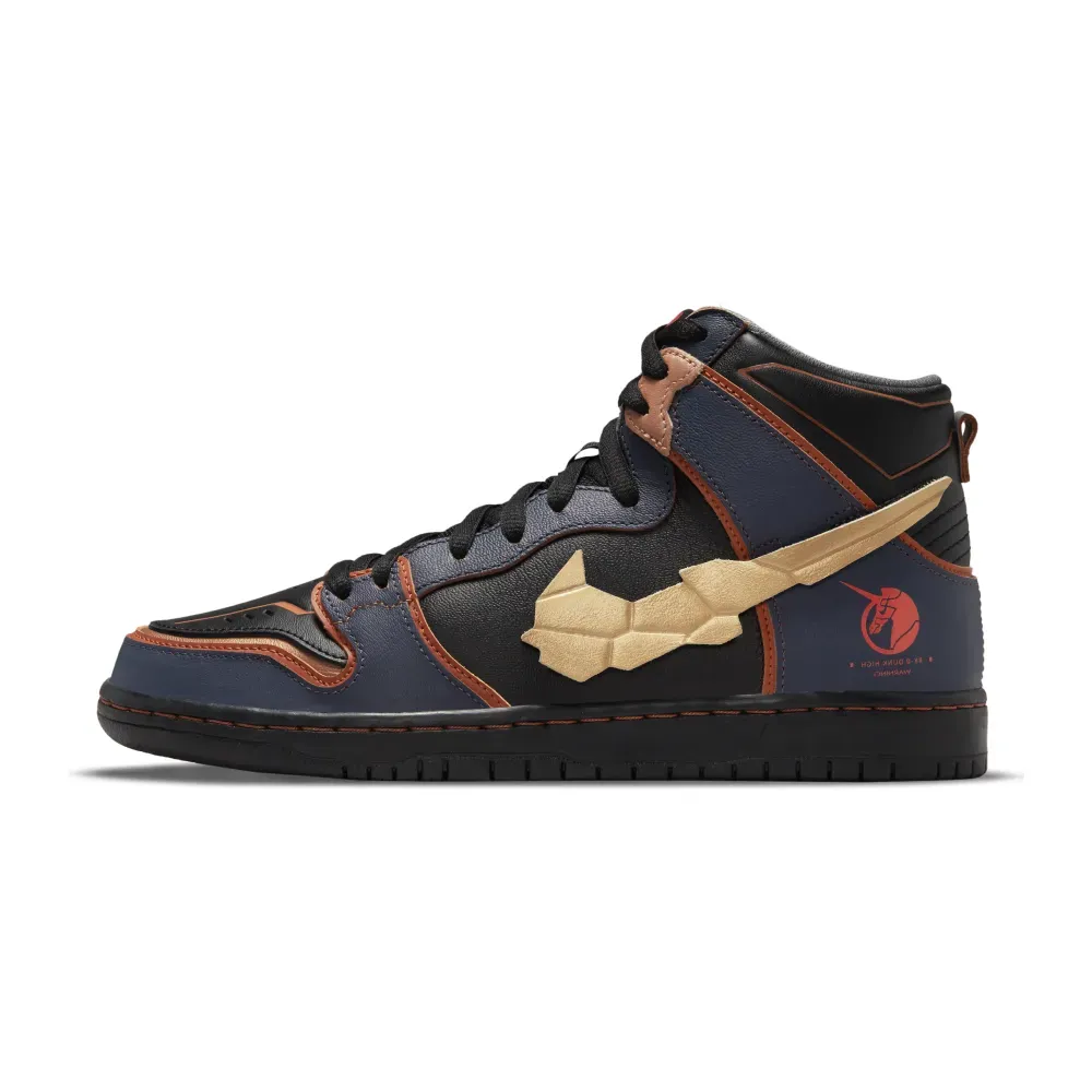 Gundam x Nike SB Dunk High Project Banshee RX-0 foto 1