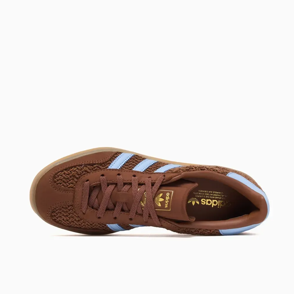 adidas Gazelle Indoor Crochet Pack Preloved Brown Clear Sky Gum foto 2