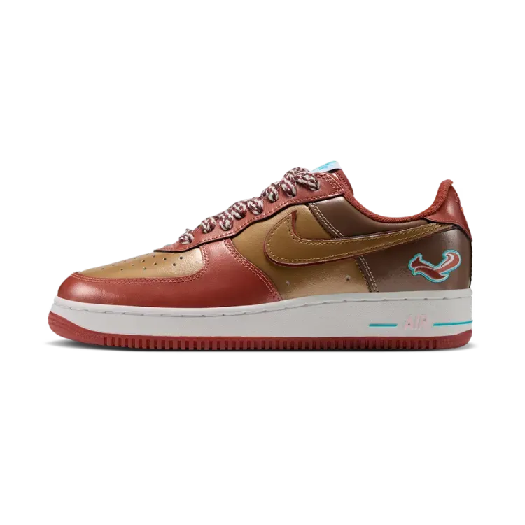 NIGO x J-Hope x Nike Air Force 1 '01 Burnt Sunrise Metallic Gold