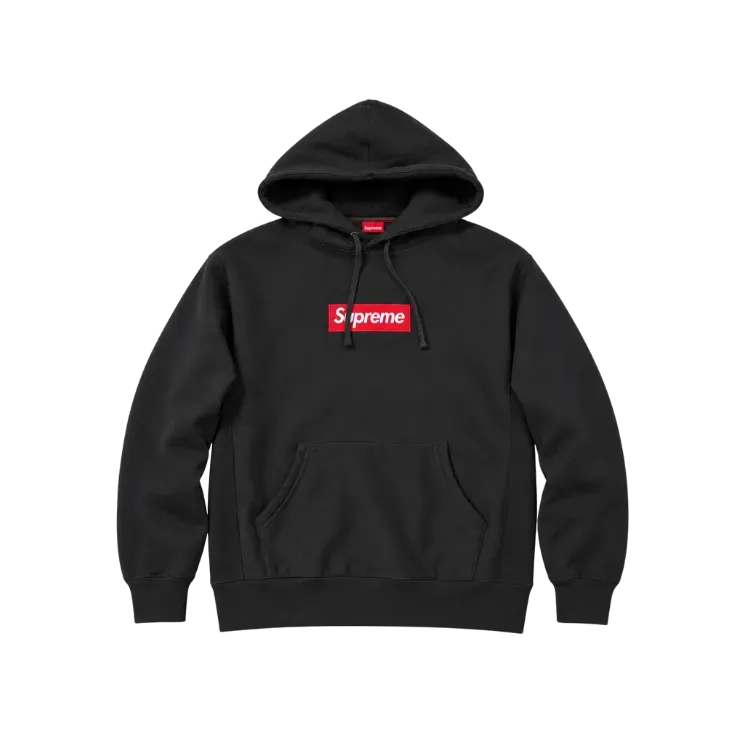 Moletom Supreme Box Logo Hooded Black