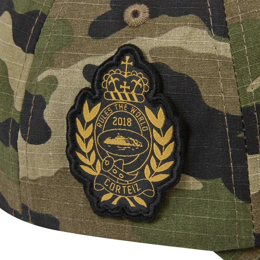 Boné Corteiz Emblem Ripstop Woodland Camo foto 2