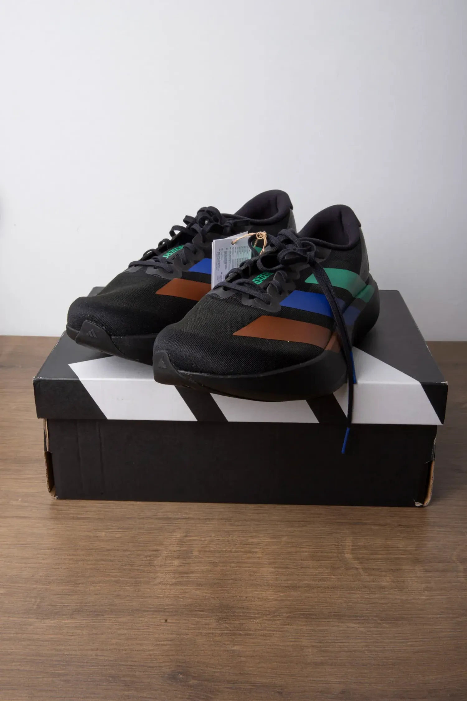 Pharrell Williams x adidas Adizero Evo SL Black Green Blue