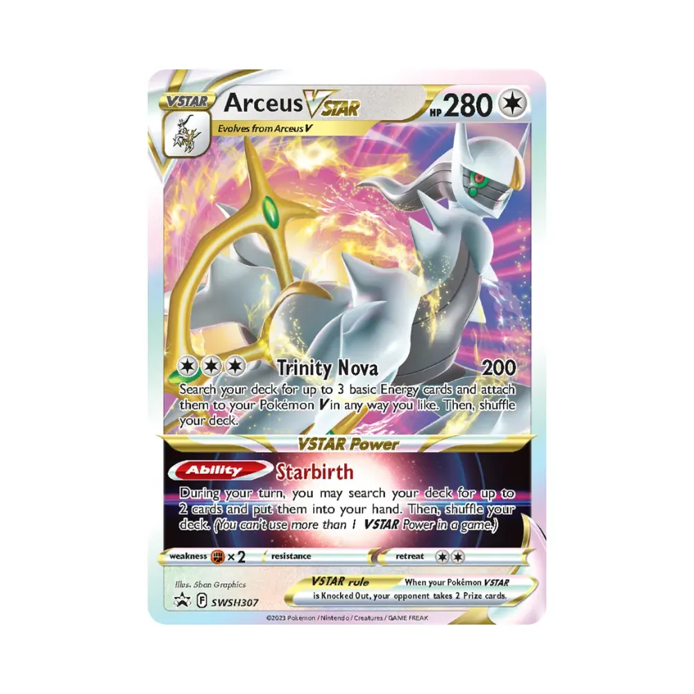 Arceus V-ASTRO (SWSH307) Espada e Escudo Promos Pokémon TCG foto 1