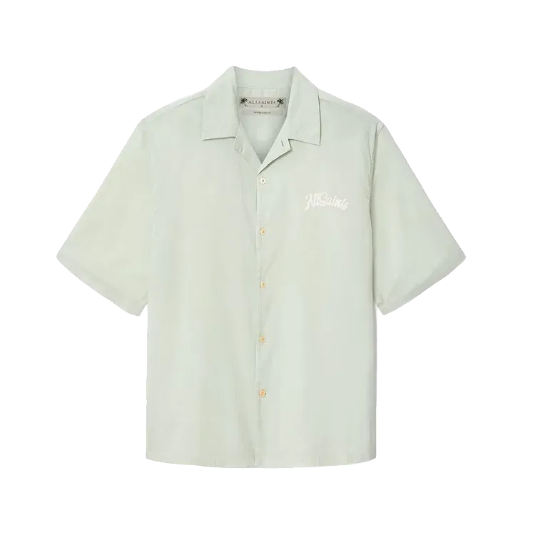 Camisa AllSaints Odyssey Oversized Water Green