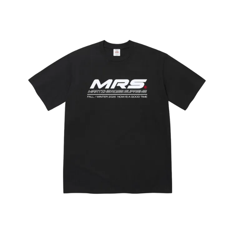 Martine Rose x Supreme Camiseta Now Black FW26-W9