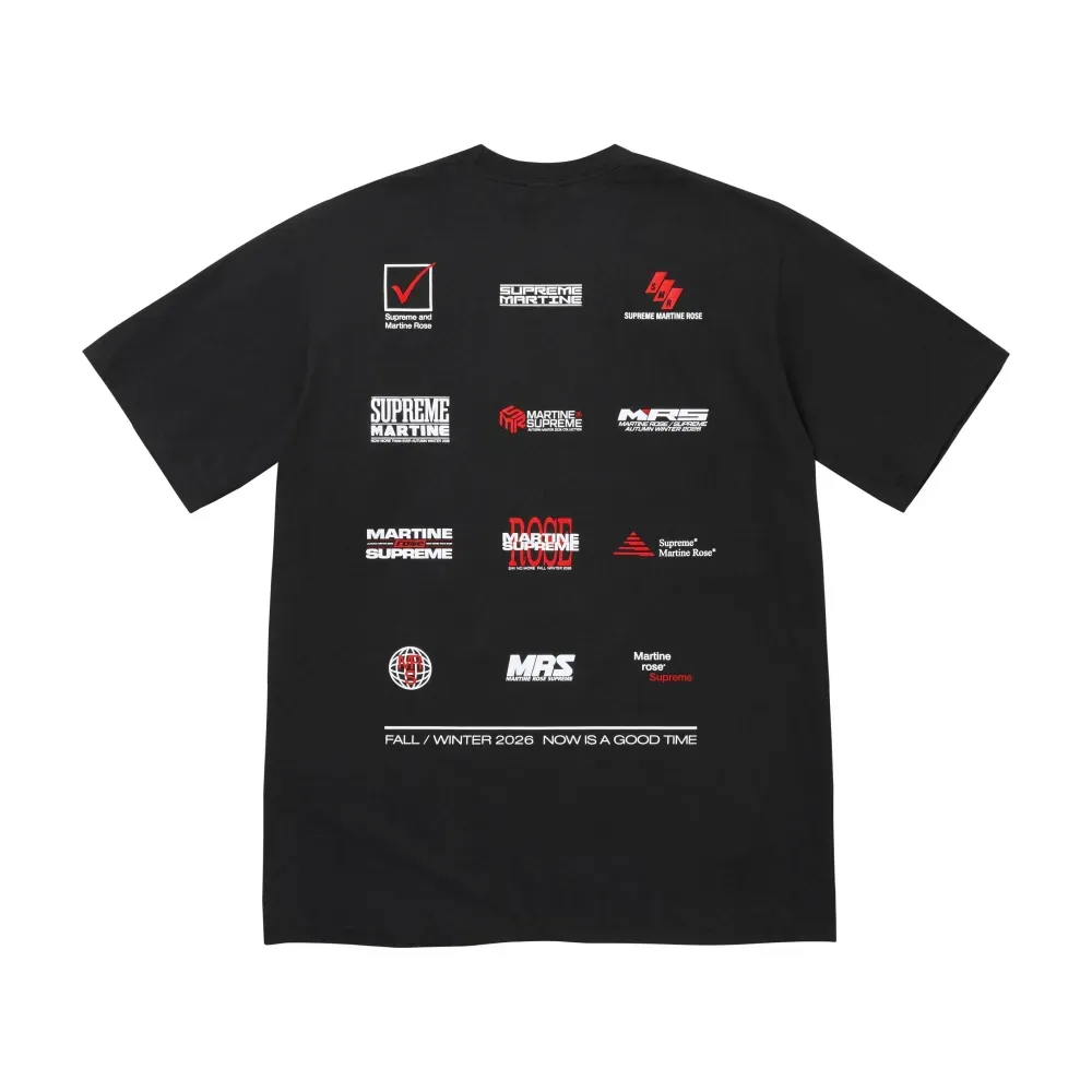Martine Rose x Supreme Camiseta Now Black FW26-W9 foto 1