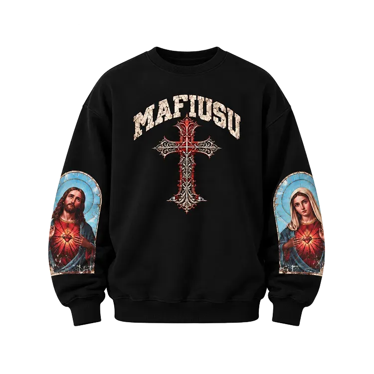 Moletom MAFIUSU Careca Sagrado Black