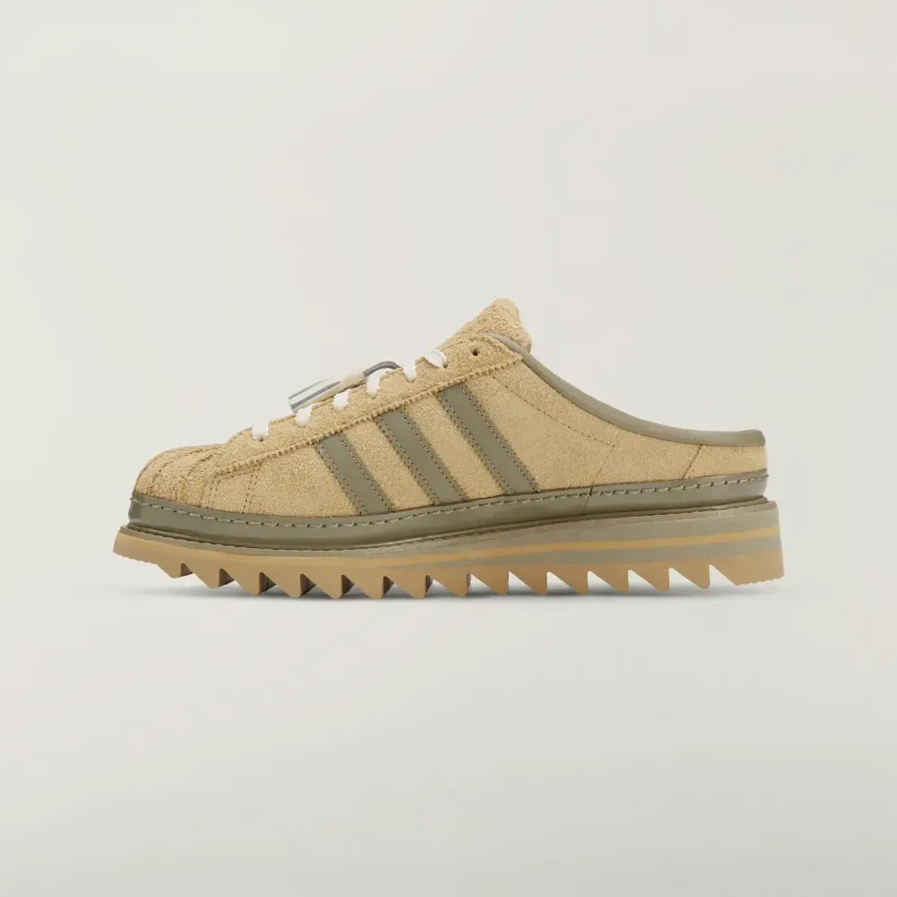CLOT x adidas Sawtooth Mule Cardboard Wonder White Trace Cargo foto 3