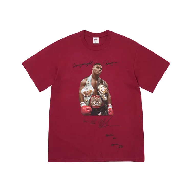 Martine Rose x Supreme Camiseta Champion Tee Cardinal FW26-W9