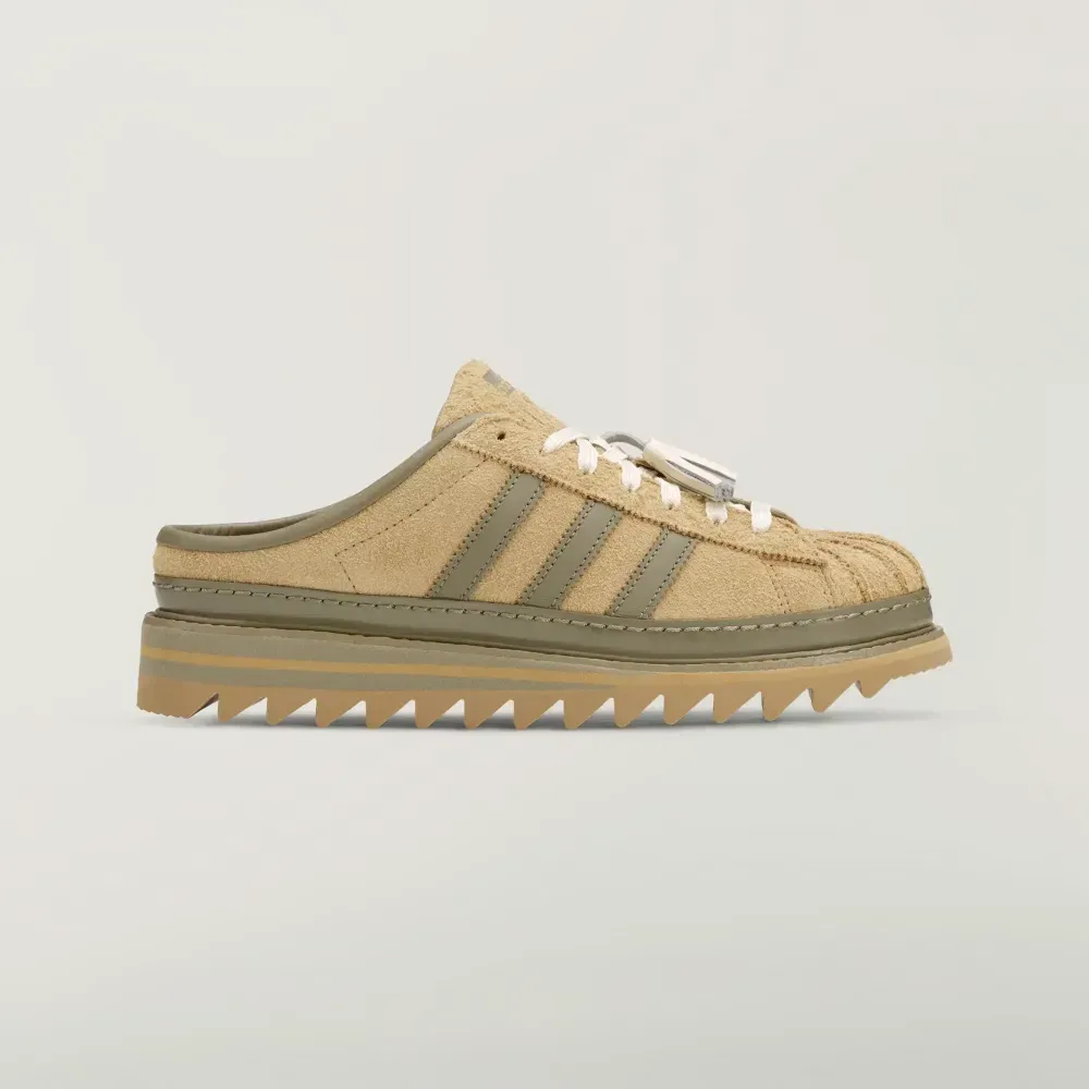 CLOT x adidas Sawtooth Mule Cardboard Wonder White Trace Cargo foto 1