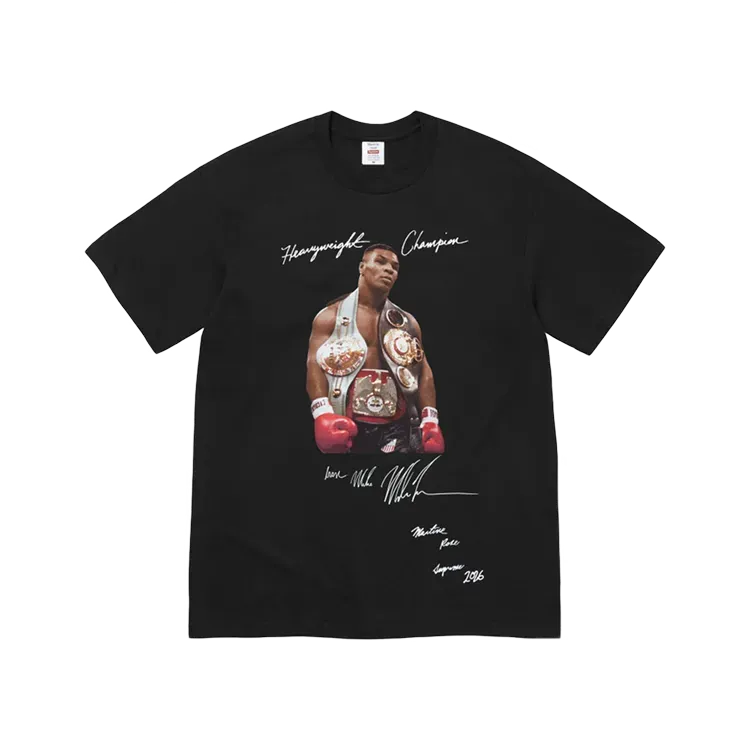 Martine Rose x Supreme Camiseta Champion Tee Black FW26-W9