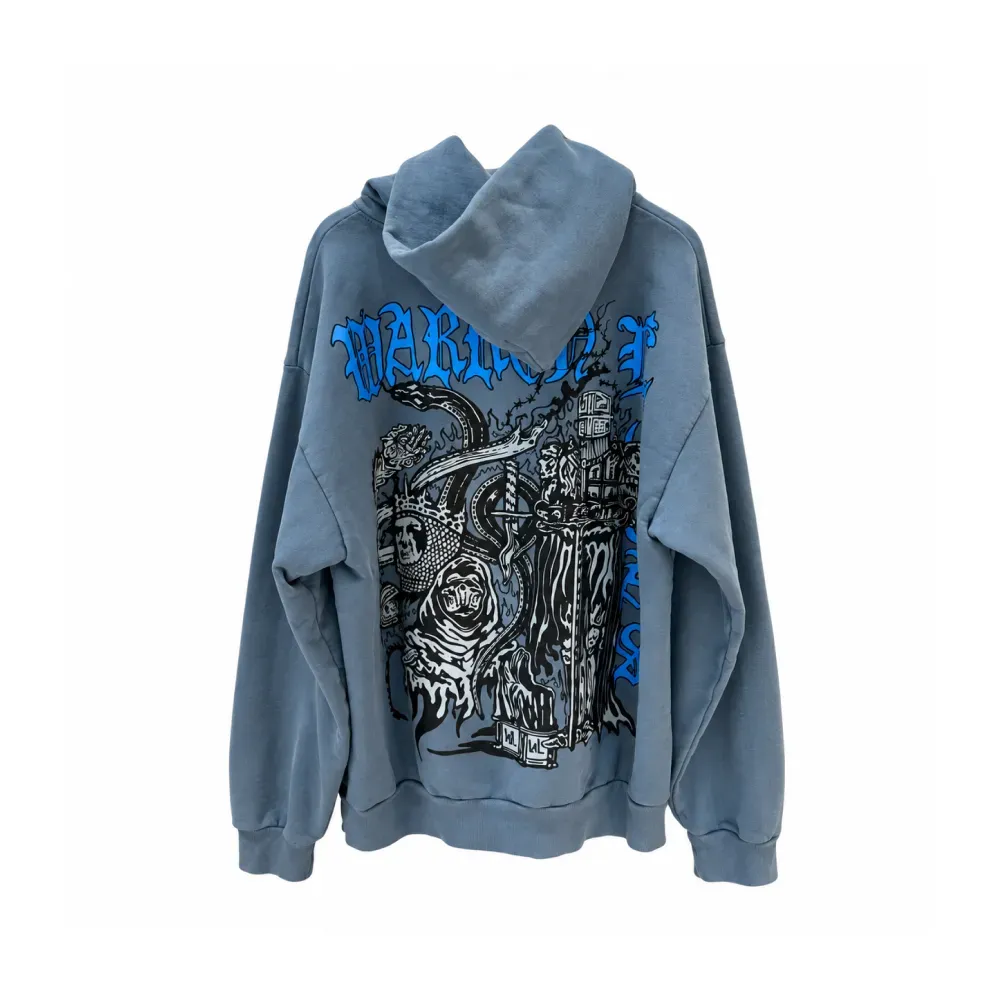 Moletom Warren Lotas Medieval Washed Slate Blue foto 1