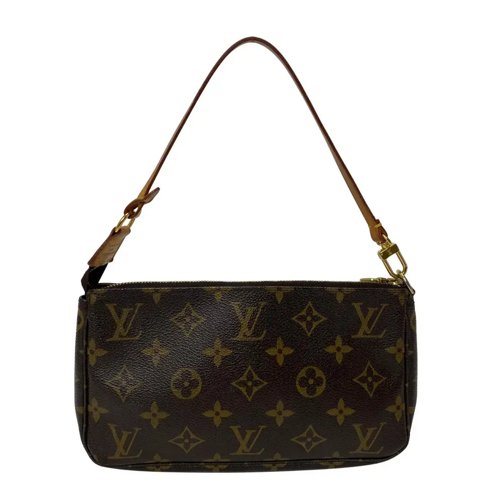 Bolsa Louis Vuitton Pochette Accessoires Monogram Brown foto 1