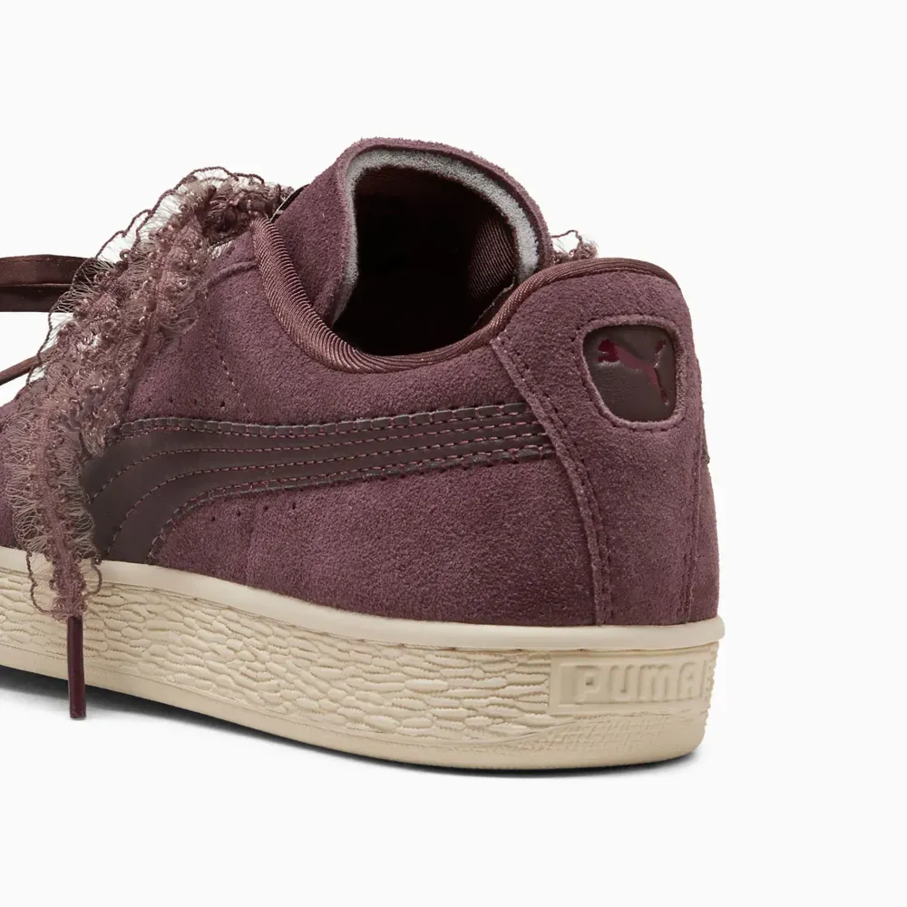 Puma Suede Bloom Rich Cocoa Chocolate Fondue Feminino foto 4