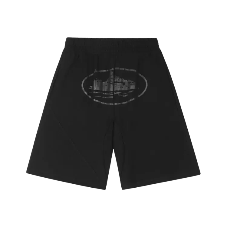 Shorts Corteiz Alcatraz Fleece Black