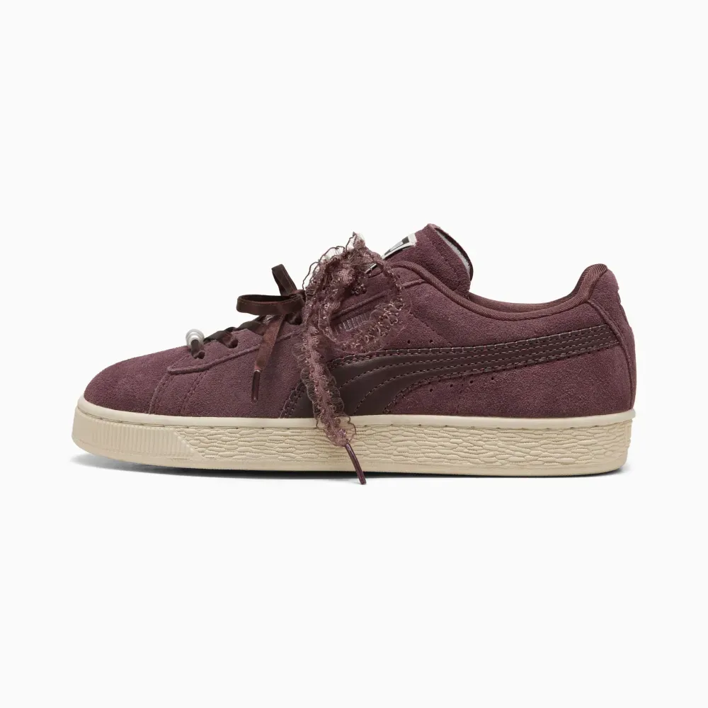 Puma Suede Bloom Rich Cocoa Chocolate Fondue Feminino foto 1