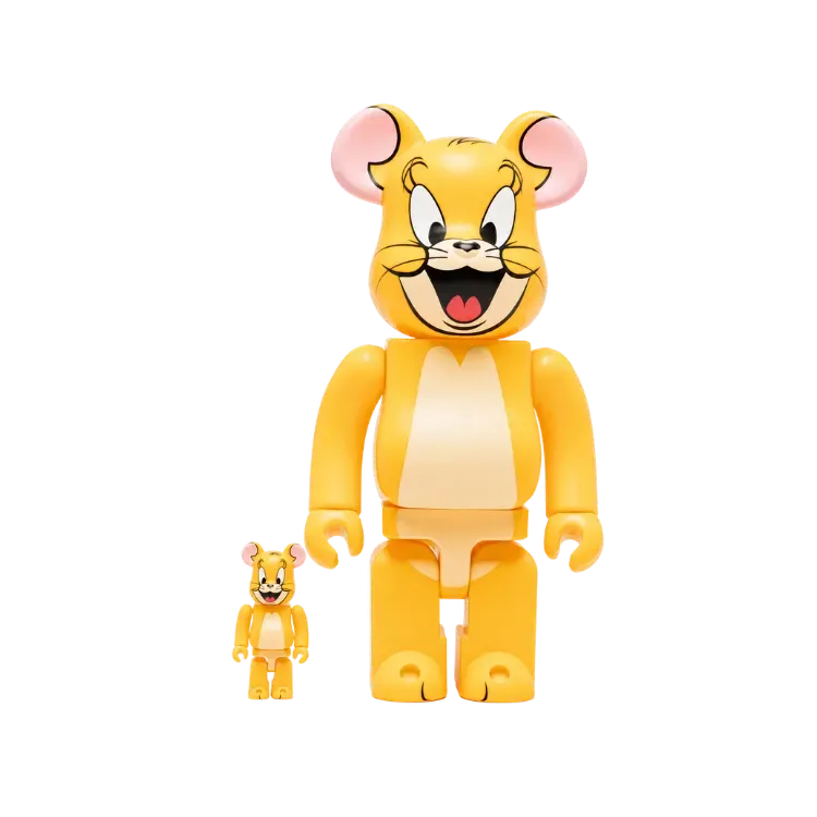 Bearbrick Medicom Toy Tom and Jerry: Jerry 100% & 400% Set