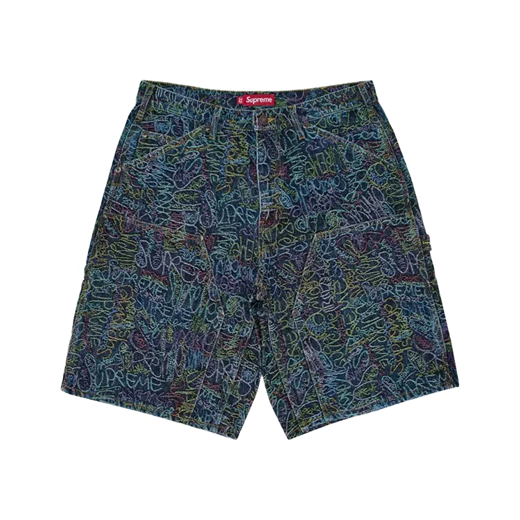 Bermuda Supreme Handwriting Double Knee Denim Indigo SS25