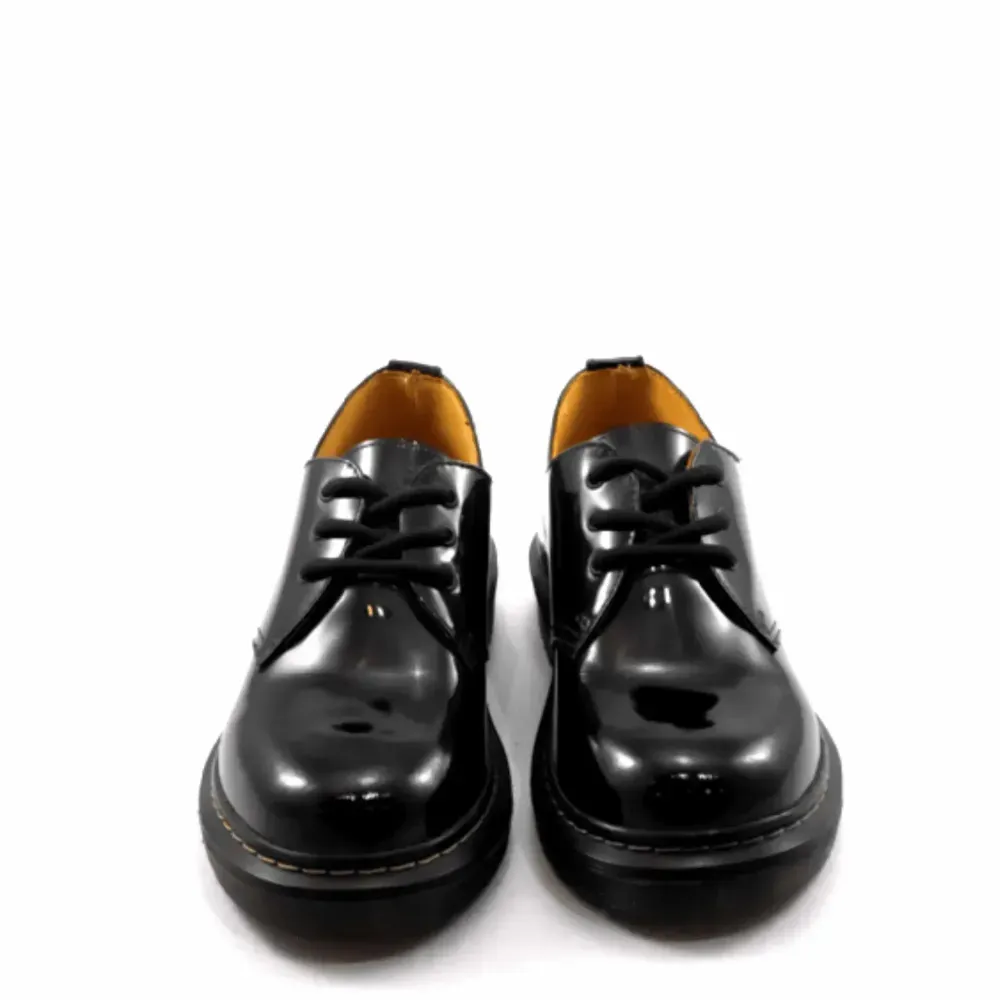 Sapato Slum Brand Street Oxford Black Orange foto 2