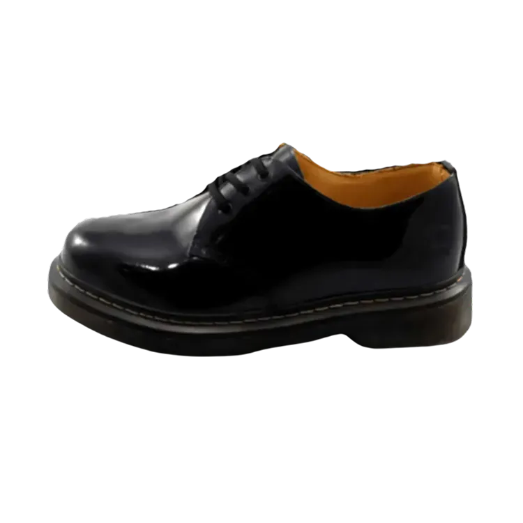 Sapato Slum Brand Street Oxford Black Orange