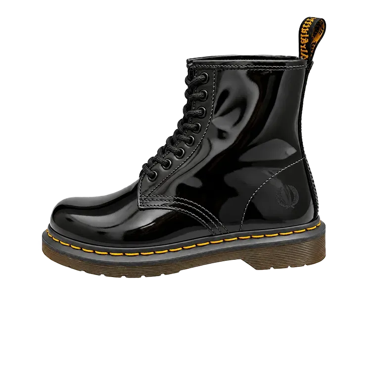 Bota Slum Brand London Verniz Black