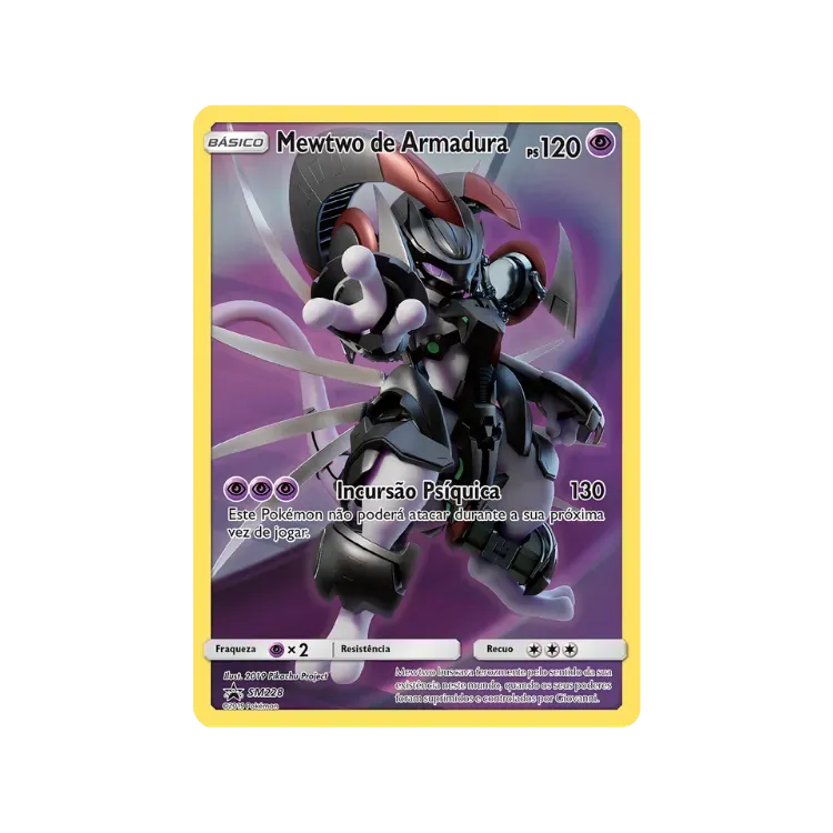 Mewtwo de Armadura (SM228) Sol e Lua Promos Pokémon TCG