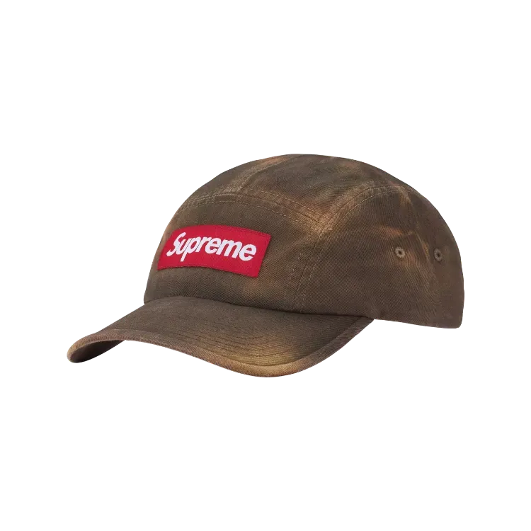 Boné Supreme Overdyed Camp Brown FW26-W10