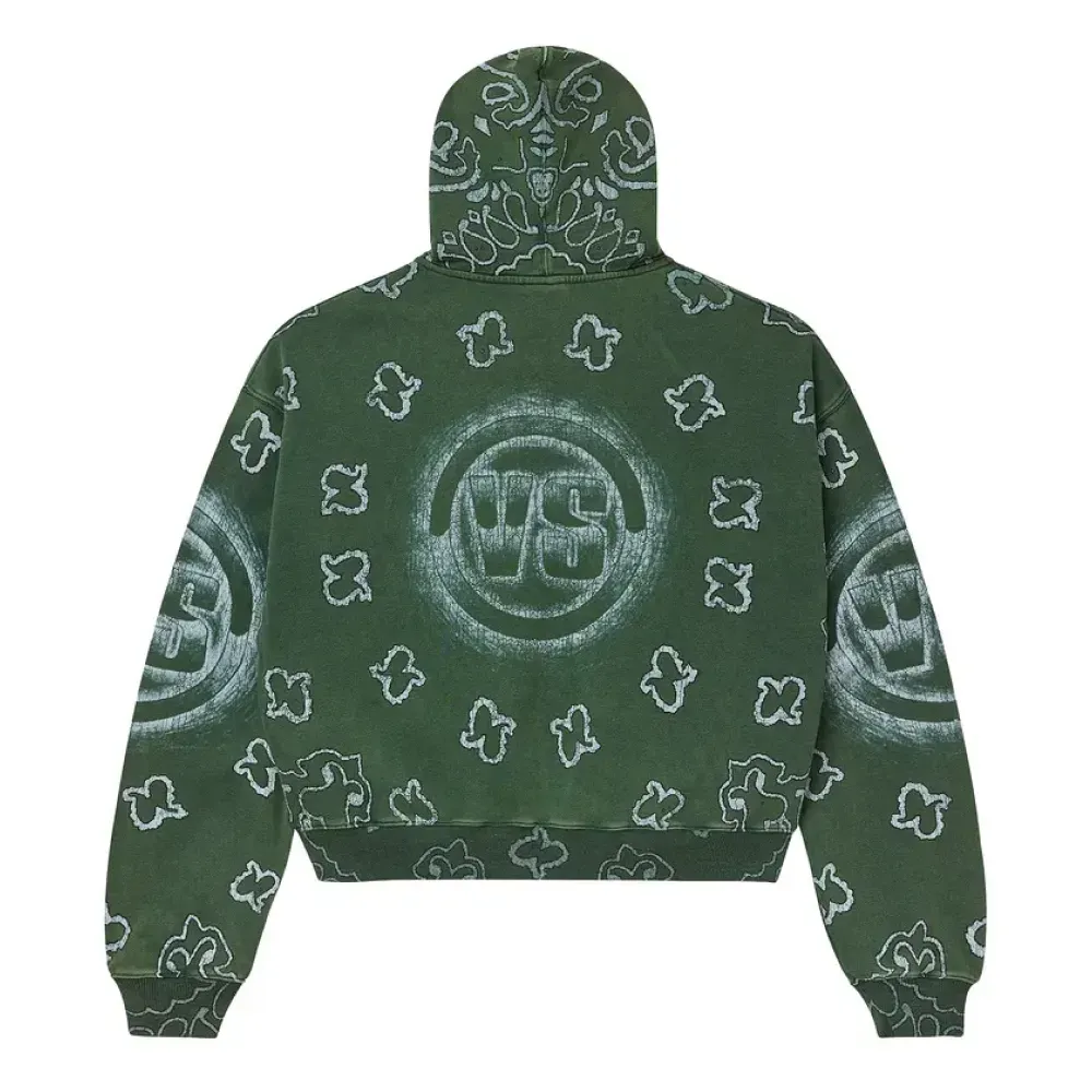 Moletom Vale Lives Forever Flag Zip Up Green foto 1