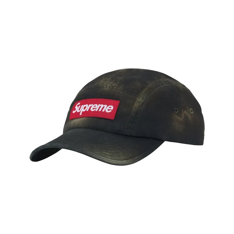 Boné Supreme Overdyed Camp Black FW26-W10