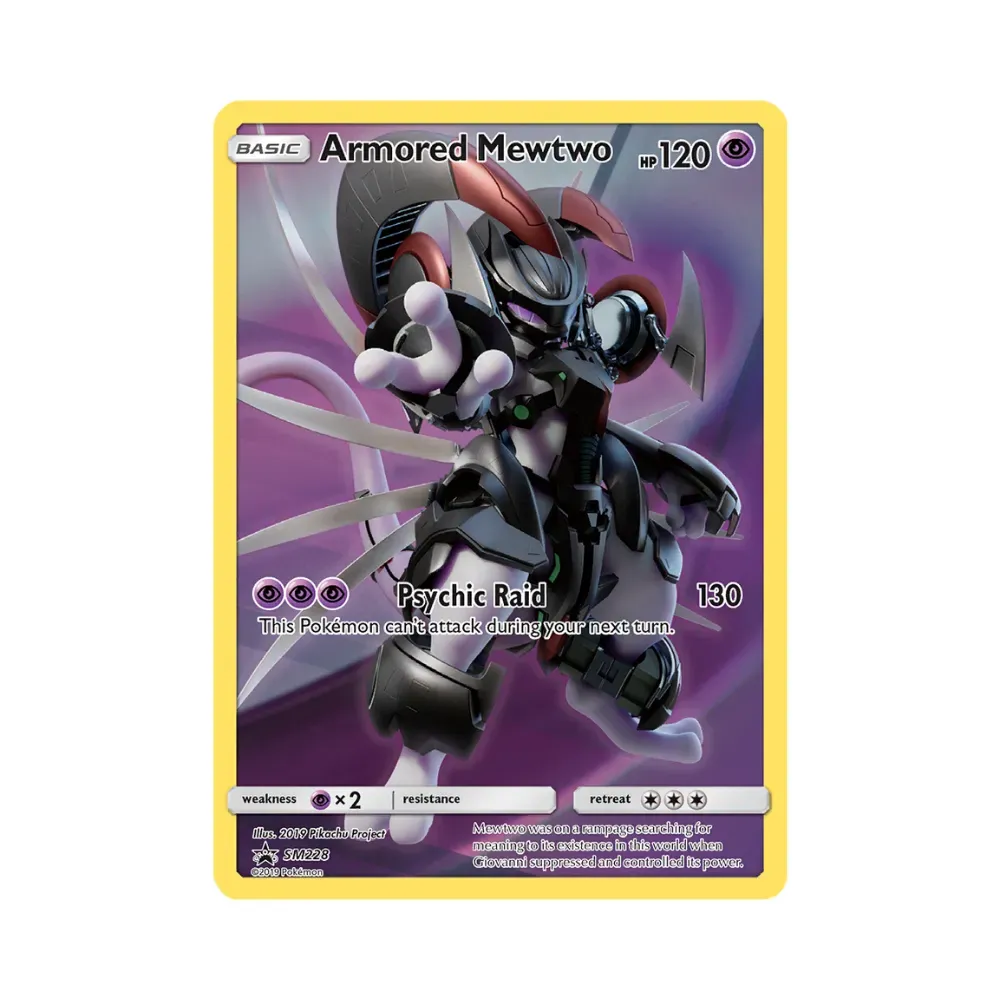 Mewtwo de Armadura (SM228) Sol e Lua Promos Pokémon TCG foto 1