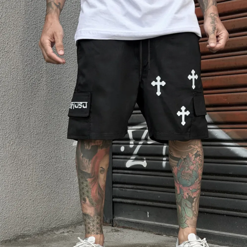 Shorts MAFIUSU Cargo Sarja Cruz Black foto 1