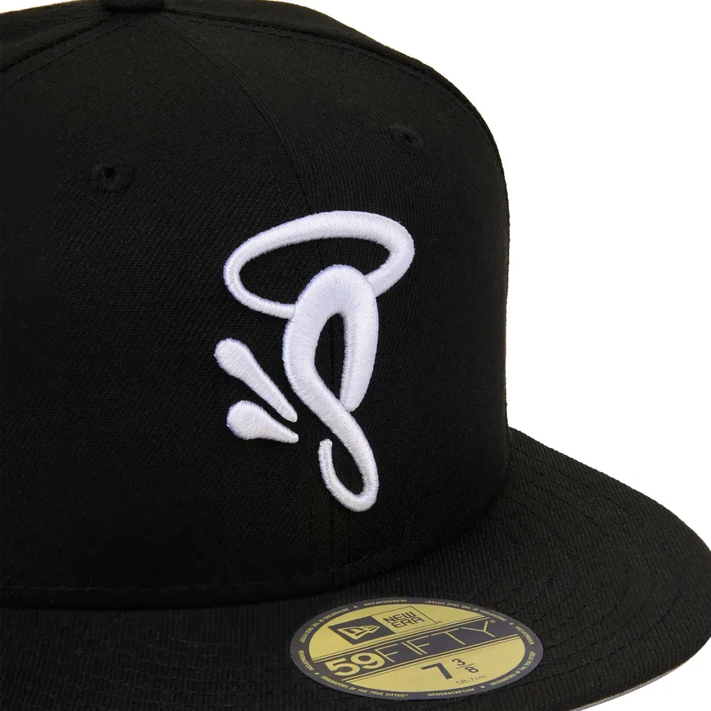 New Era x Syna World Boné 59FIFTY Fitted Black White foto 3